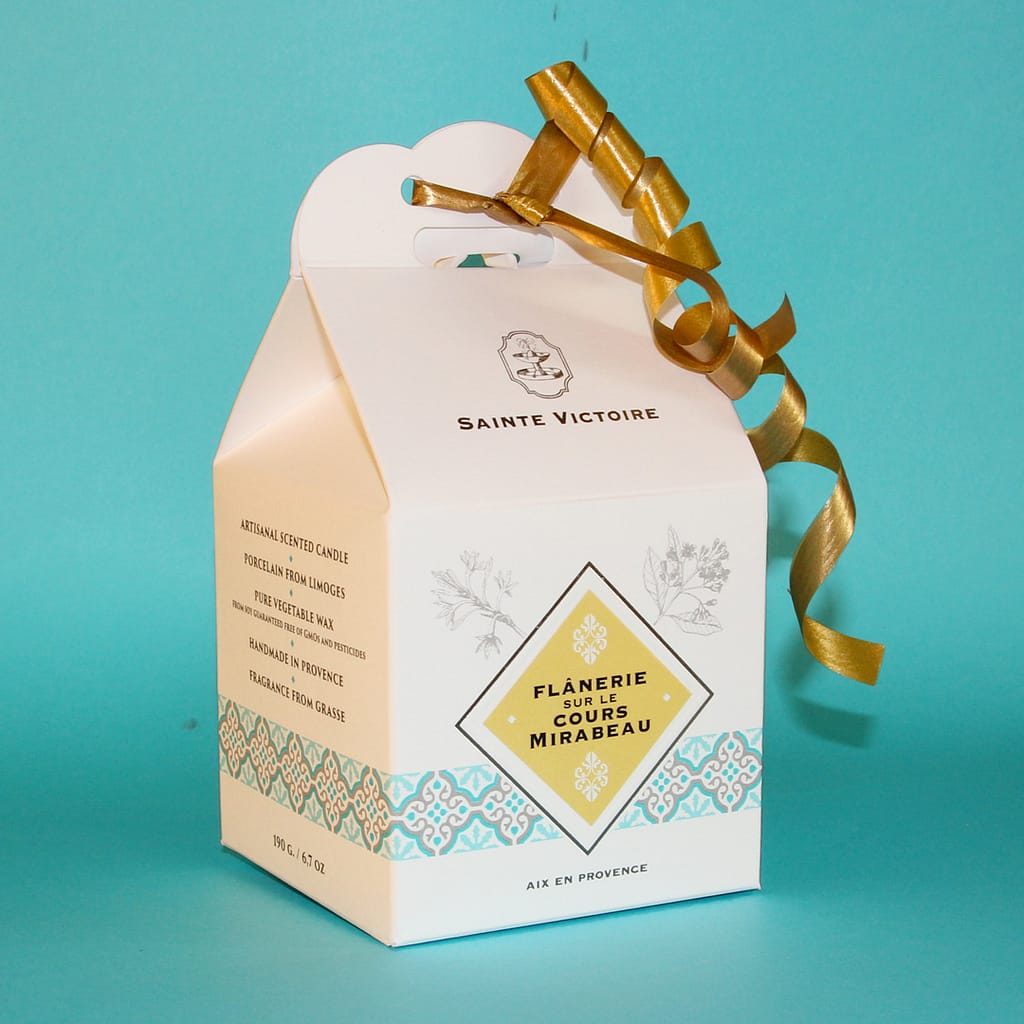 Sainte-Victoire Packagin Bougie Porcelaine Sainte Victoire