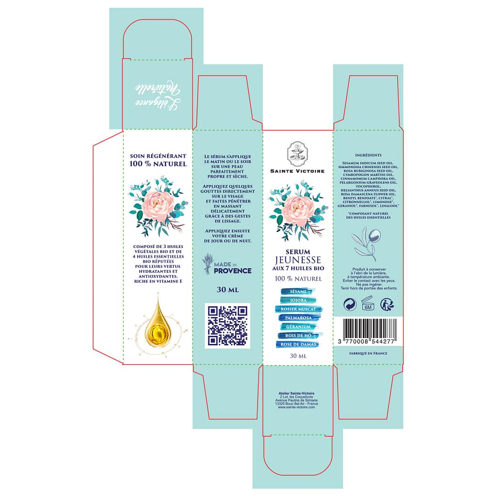 Packaging Packaging Serum Jeunesse Sainte Victoire