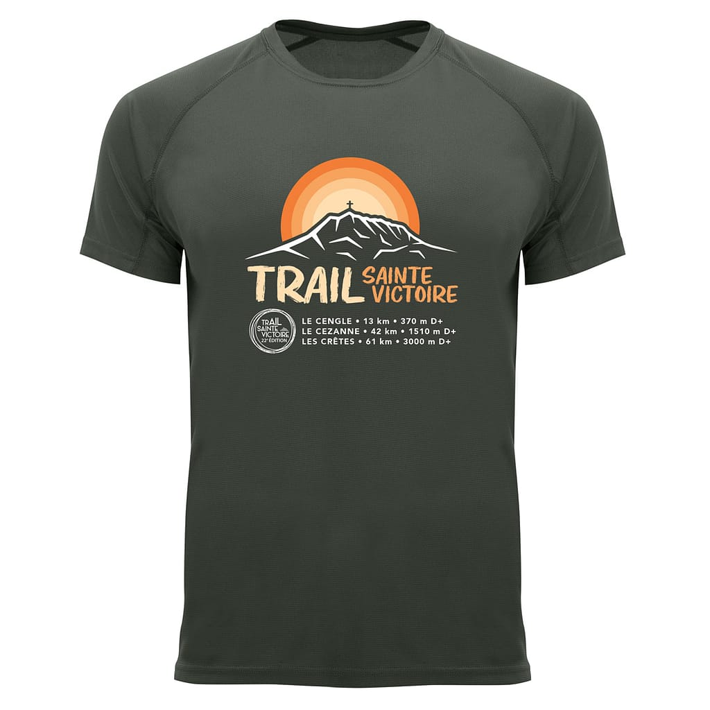Produits dérivés tee shirt trail sainte victoire 2026