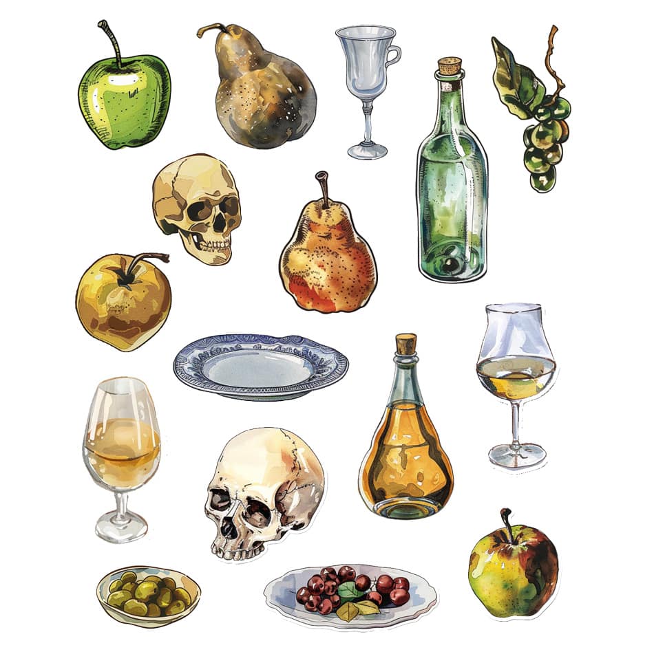 Produits dérivés illustrations stickers
